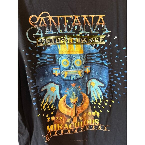 Santana men’s size large 2022 tour t-shirt - Picture 3 of 7